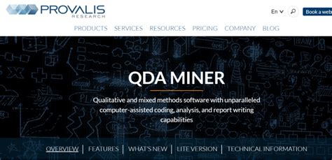 Provalis Research QDA Miner